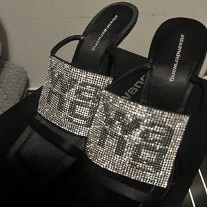 Alexander wang julie crystal sandal